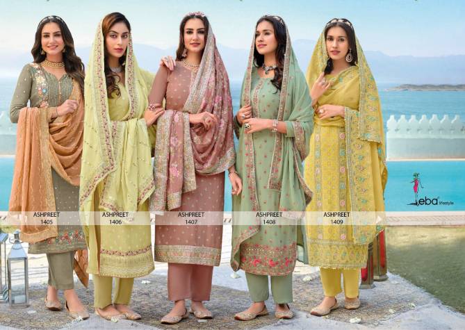 Eba Ashpreet 4 Heavy Designer Function Wear Embroidery Salwar Kameez Collection